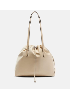 Moncler New Trick leather-trimmed tote bag