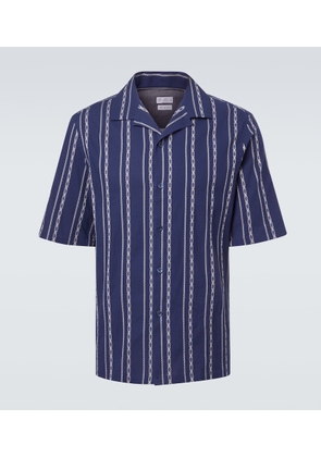 Brunello Cucinelli Printed cotton bowling shirt