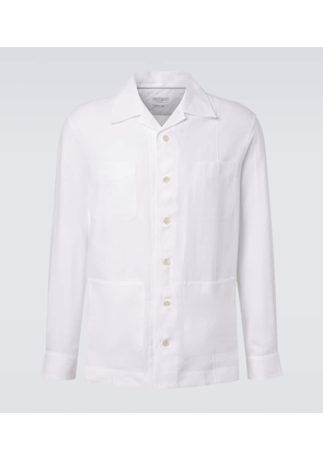Brunello Cucinelli Hemp, linen, and cotton shirt