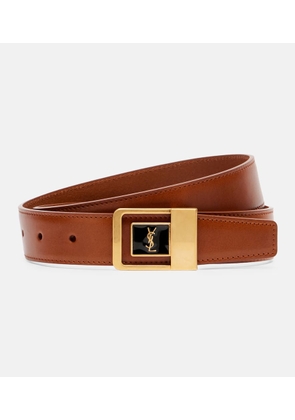 Saint Laurent La 66 leather belt