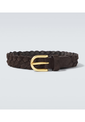 Lardini Braided suede belt
