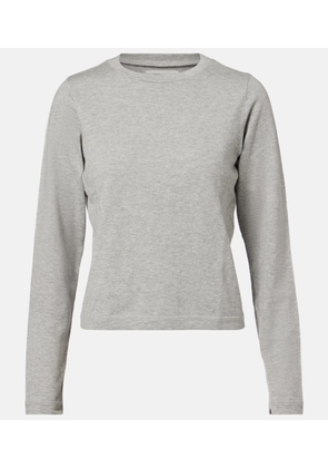 Extreme Cashmere NÂ°451 Lisa cotton and cashmere top