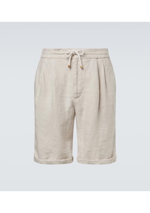 Brunello Cucinelli Linen Bermuda shorts
