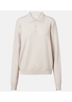 Extreme Cashmere NÂ°223 Be For cashmere-blend polo sweater