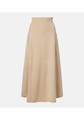 Extreme Cashmere NÂ°388 Ease cashmere-blend maxi skirt