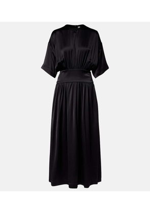 Toteme Silk and cotton satin T-shirt dress