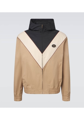 Valentino VLogo striped jacket