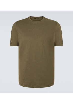 Loro Piana Levo silk and cotton jersey T-shirt
