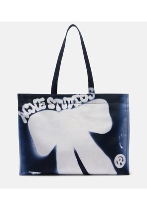 Acne Studios Logo canvas tote bag
