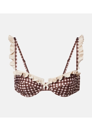 Bananhot Angela gingham bikini top