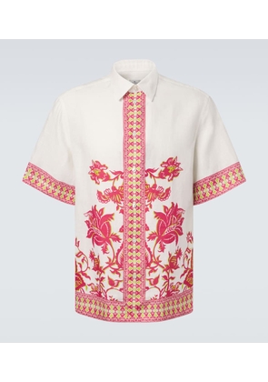 Etro Floral linen shirt