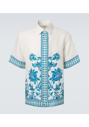 Etro Floral linen shirt