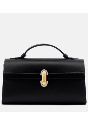 Savette Symmetry Small satin top-handle bag