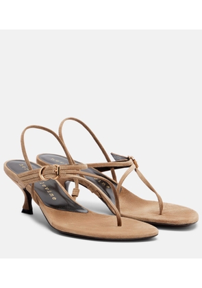 Herbert Levine Starry-Eyed 55 suede thong sandals