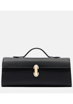 Savette Symmetry Slim leather top-handle bag