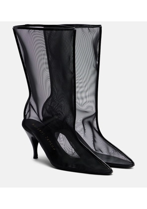 Herbert Levine Drawing A Blank 80 mesh mid-calf boots