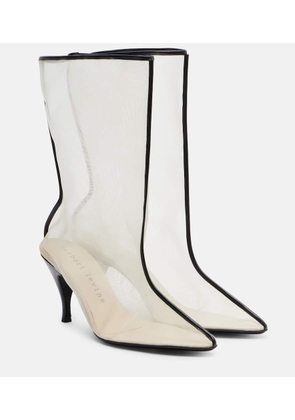 Herbert Levine Drawing A Blank 85 mesh mid-calf boots