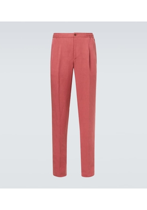 Rubinacci Pleated tapered pants