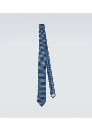 Rubinacci Printed silk tie