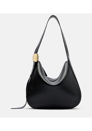 Amanu Zambia leather shoulder bag