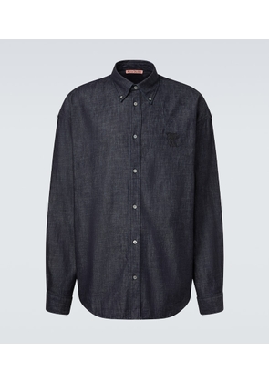 Acne Studios Embroidered denim shirt