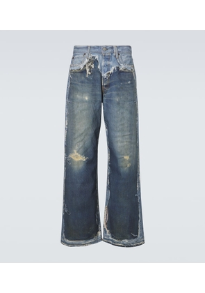 Acne Studios 1981 trompe l'oil wide-leg jeans
