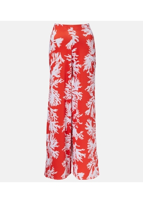 Alexandra Miro Cleo printed jersey palazzo pants