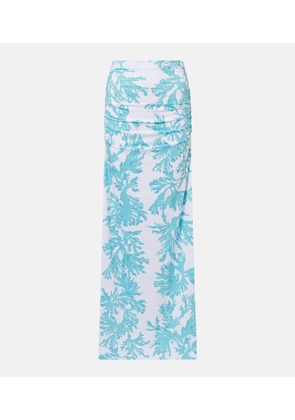Alexandra Miro Gia printed jersey maxi skirt