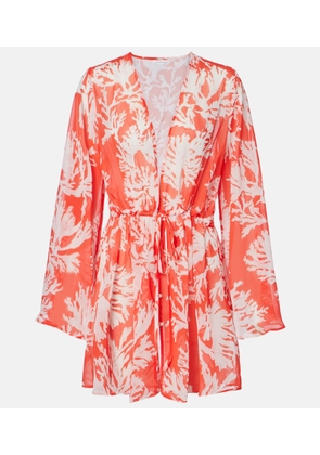 Alexandra Miro Chloe floral georgette kaftan