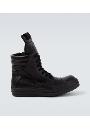 Rick Owens Geobasket leather high-top sneakers
