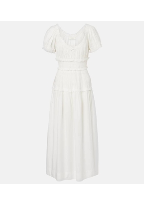 Doen Leanne cotton poplin midi dress