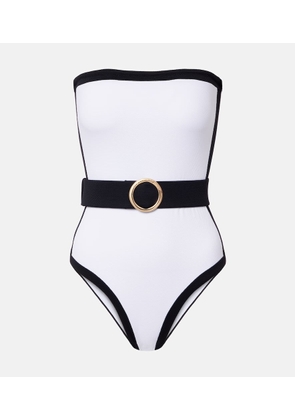 Alexandra Miro Whitney belted swimsuit