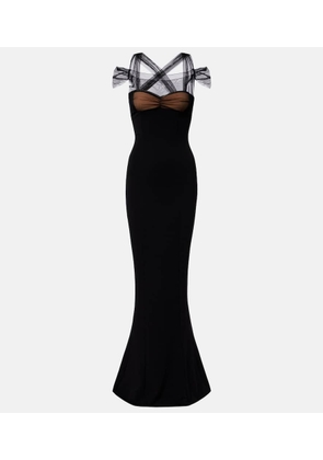 Nensi Dojaka Draped maxi dress