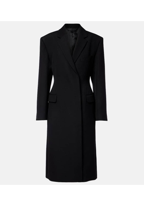 Acne Studios Double-breasted peplum wool coat