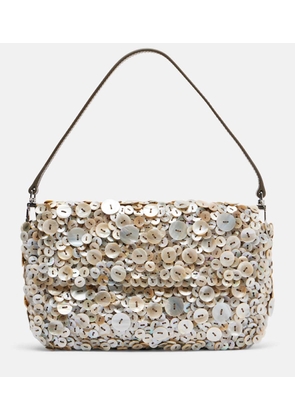 Staud Timmy button-embellished shoulder bag