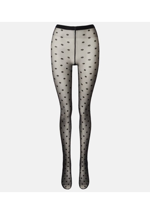 Wolford Daisy floral sheer tights