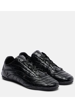 Balenciaga City leather sneakers