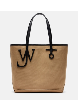 JW Anderson Leather-trimmed canvas tote bag