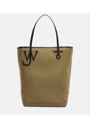 JW Anderson Anchor Tall leather-trimmed tote bag