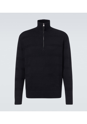 Allude Cotton and cashmere turtleneck sweater