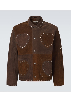 Bode Studded suede jacket