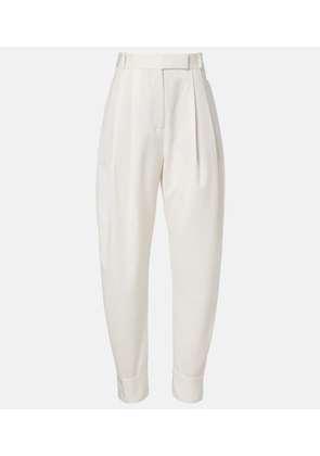 Rohe Wool-blend barrel-leg pants