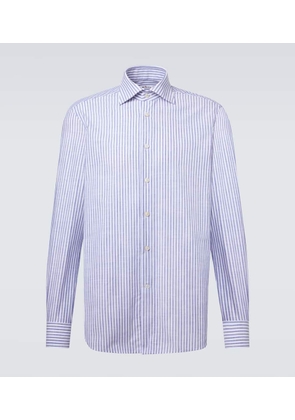 Kiton Striped cotton shirt