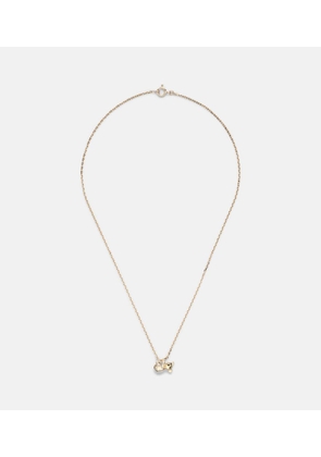 Yvonne Leon Koala 18kt gold necklace with diamonds and enamel