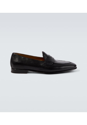 Kiton Leather penny loafers