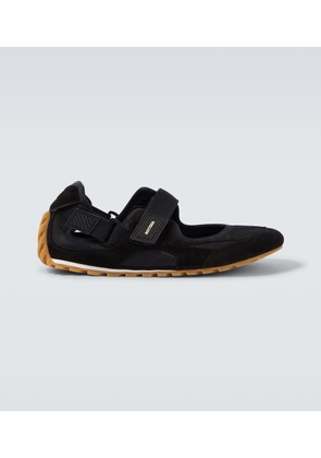 Bottega Veneta Orbit Flash suede-trimmed sneakers