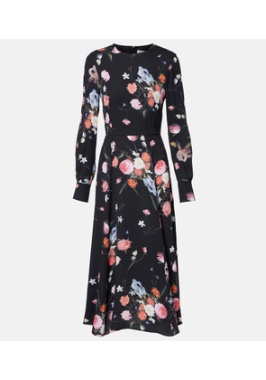 Erdem Floral crepe midi dress
