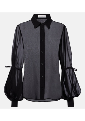 Nina Ricci Sheer silk blouse