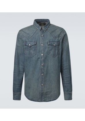 RRL Buffalo West denim shirt