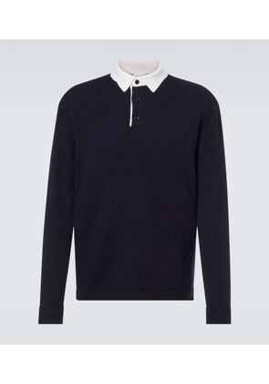 Allude Wool and cashmere polo sweater
